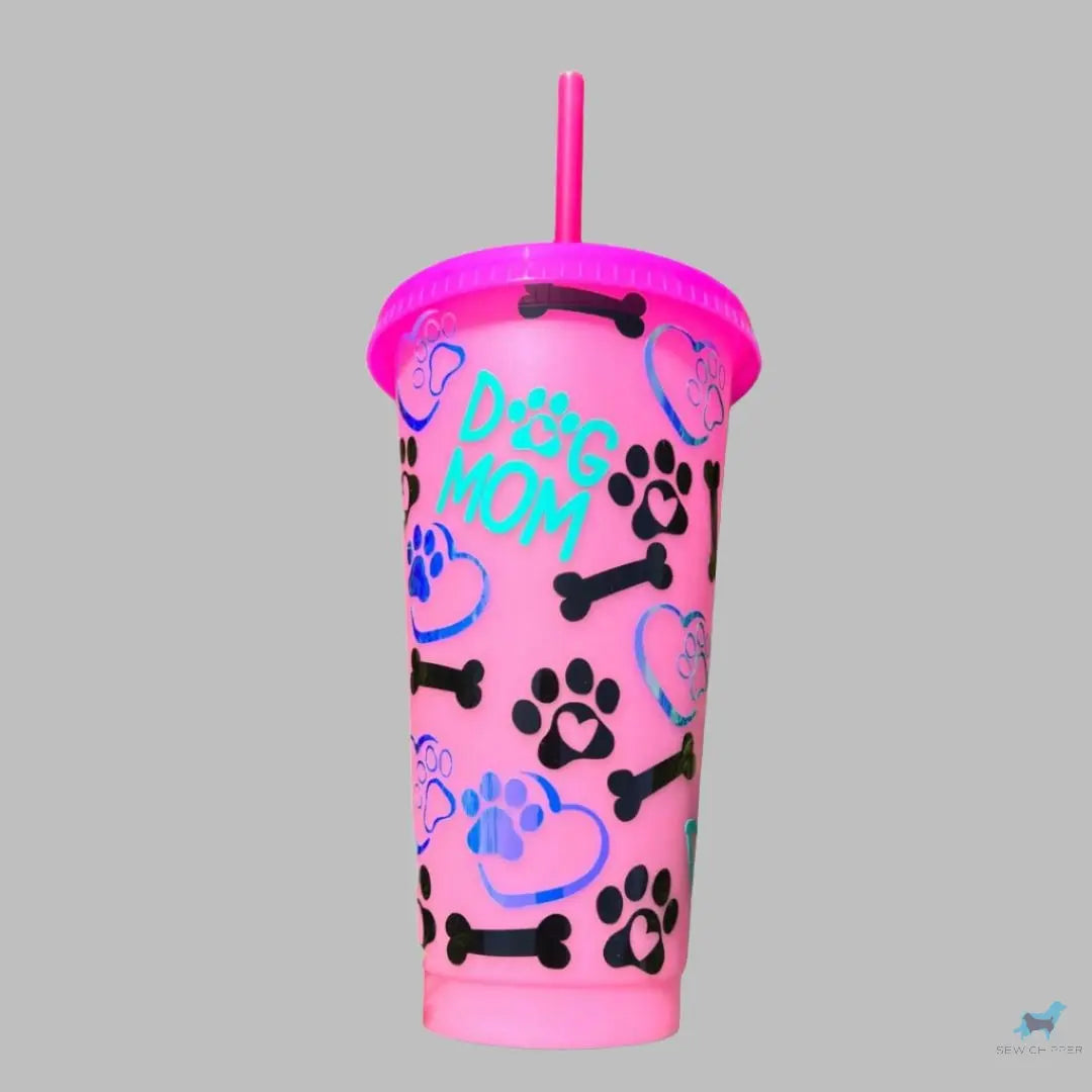 Dog Lover, 24 oz Color Changing Cup Sewchipper