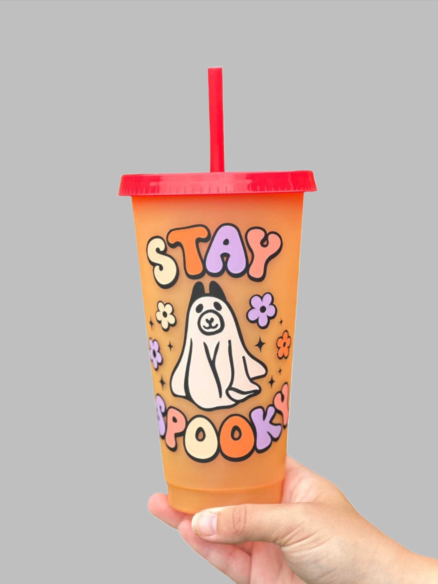 Stay Spooky 24 oz, Color Changing Cups Sew chipper