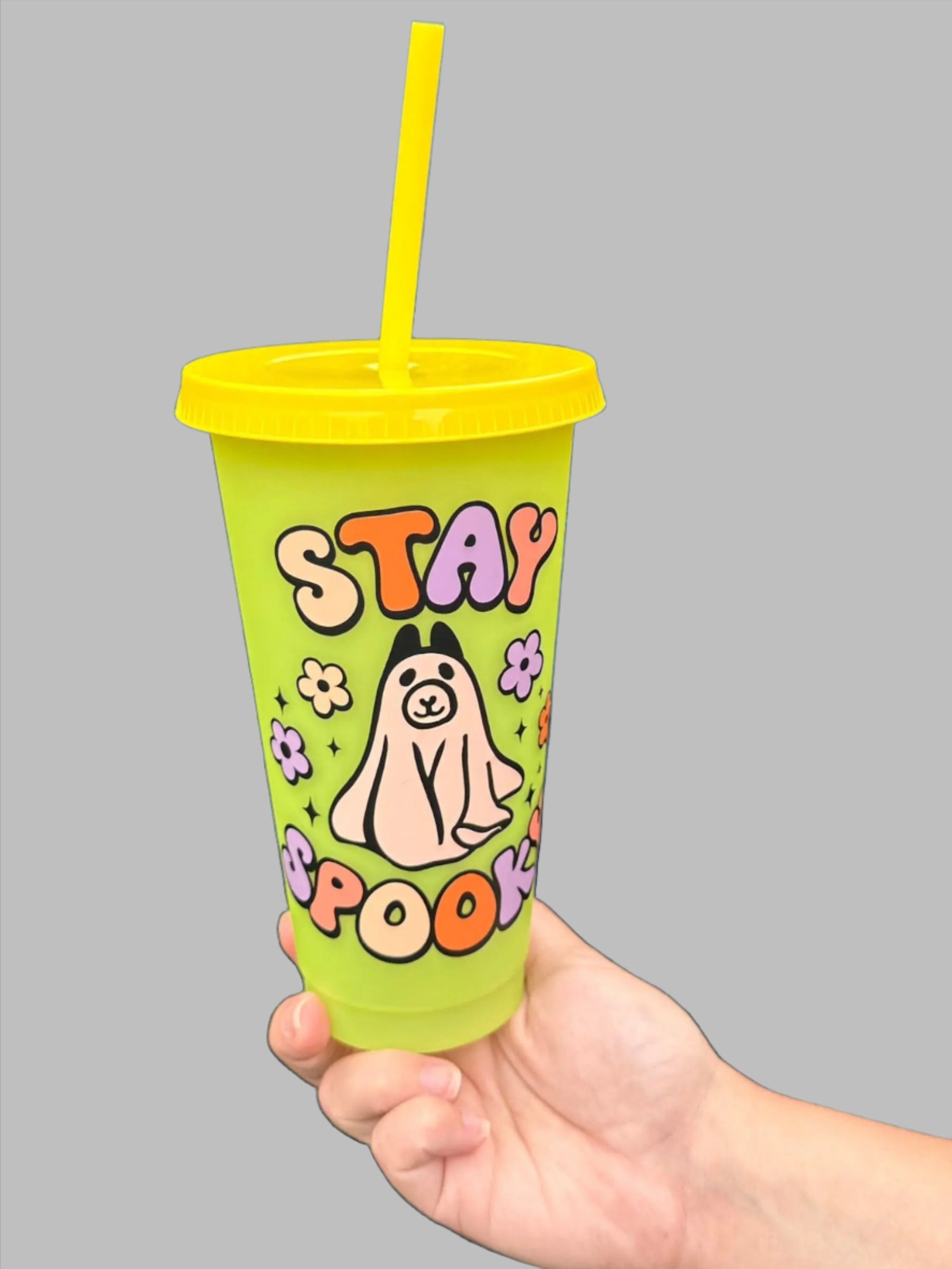 Stay Spooky 24 oz, Color Changing Cups - Sew chipper 